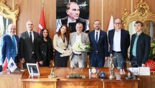 Manisa turizm işletmecileri derneği yönetimi başkan Balaban'ı ziyaret etti