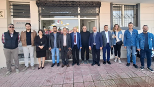 MESO başkanı Akyüz esnaf ziyaretlerini sürdürüyor