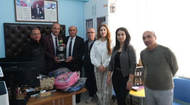 Okullara kahve makinası