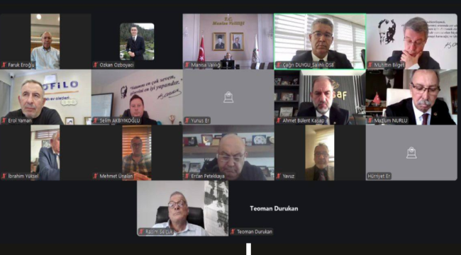 OSB müteşebbis toplantısı video konferans yöntemi ile yapıldı