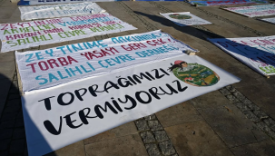 Salihli'de çevre eylemi