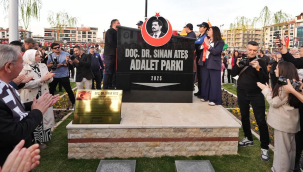 Sinan Ateş adalet parkı açıldı