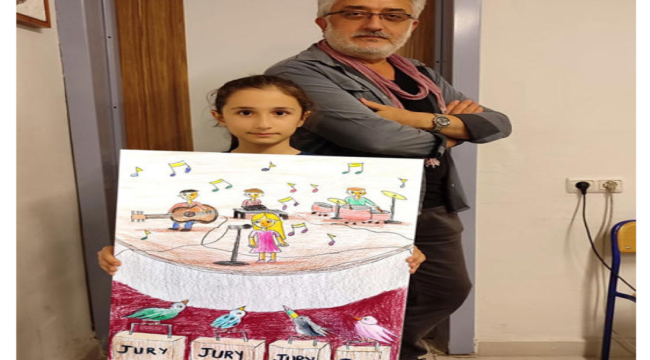 Sinop'ta ilkokul öğrencisi çizdiği karikatürle dünya birincisi oldu
