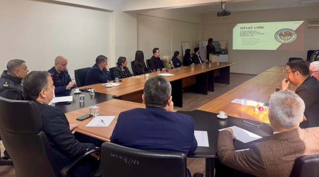 Toplantıda kadına yönelik şiddetle mücadele çalışmaları ele alındı