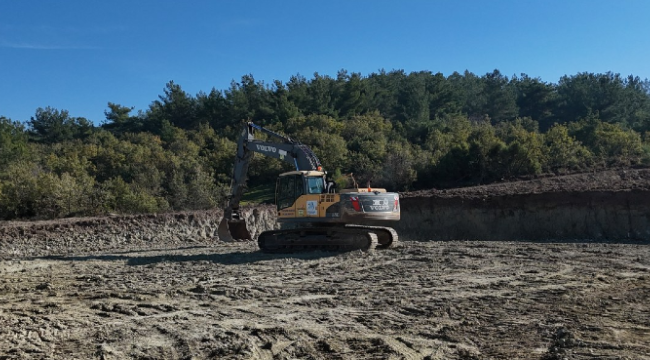 Yunusemre belediyesi Osmancalı'da şantiye kuruyor
