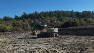 Yunusemre belediyesi Osmancalı'da şantiye kuruyor