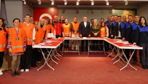 Afad kursunu başarıyla tamamlayanlar belgelerini aldı