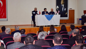 Ahmetli'de muhtarlar toplantısı