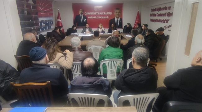 Akhisar'da CHP 7 bölge mahalle temsilcileri belirlendi