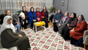 AKP kadın kolları başkanı Kaplan üye ziyaretlerine başladı