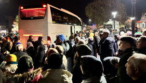 Alaşehir'de hacı adayları kutsal topraklara dualarla uğurlandı