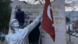 Altı eylül şehitlik abidesi yenilendi