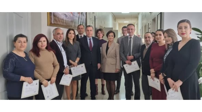 Başarılı çalışma başarı belgesiyle ödüllendirildi