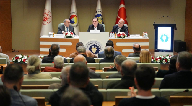 Başkan Dutlulu iş insanlarıyla TSO'da buluştu