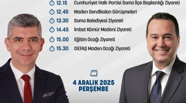 Başkan Dutlulu madenciler günü kutlamaları için Soma'da