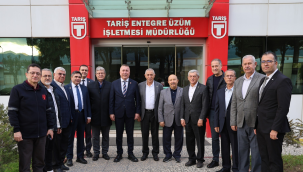Başkanlar Tariş fabrikalarını gezdi