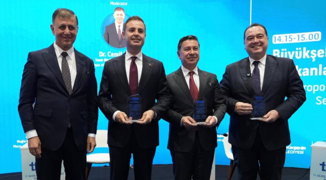 Başkanlar turizm fuarında buluştu