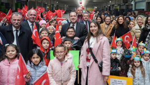 Başkanlar yerli malı haftasını çocuklarla kutladı