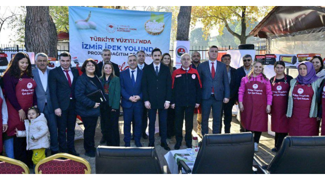 Beyda'da üreticilere dut fidanları dağıtıldı