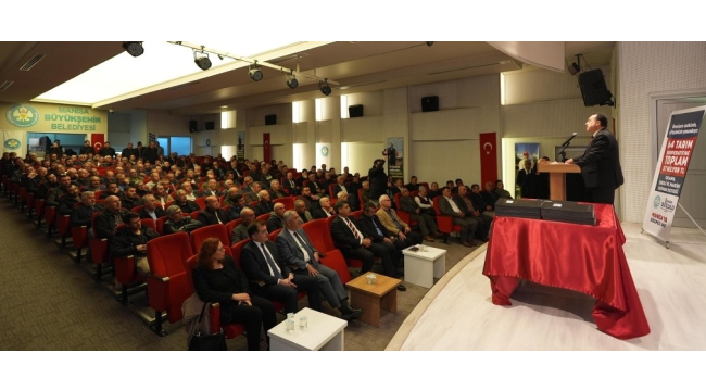 Büyükşehirden 63 kooperatif ve 1 ziraat odasına, 57 milyon tarımsal destek