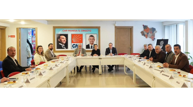 CHP ilçe başkanları toplantısı ypıldı