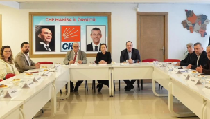 CHP ilçe başkanları toplantısı ypıldı