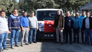 Çift kabinli hizmet aracı Kula'ya ulaştı