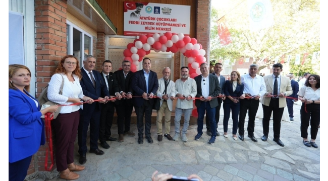 Demirci İcikler ile Kırkağaç Gelenbe'de Atatürk çocukları Zeyrek kütüphaneleri açılacak