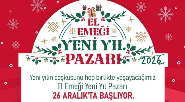  El emeği Akhisar yeni yıl pazarı açılıyor