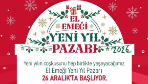  El emeği Akhisar yeni yıl pazarı açılıyor