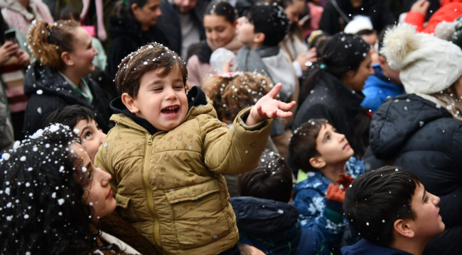 El Emeği Yeni Yıl Pazarımızda "Kar" Coşkusu