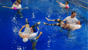 Engellilere yönelik su içi terapötik uygulama 