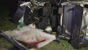 Gece yarısı katliam gibi kaza: 5 ölü!