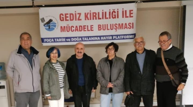 Gediz kirliği İzmir koordinasyon sekretaryası toplandı