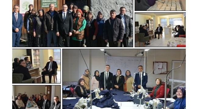Kaymakam Koç'tan Kadın Kooperatiflerine ziyaret 