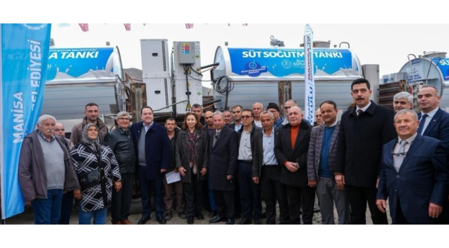 Kooperatiflere süt soğutma tankı ve sulama borusu desteği 