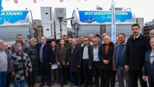 Kooperatiflere süt soğutma tankı ve sulama borusu desteği 