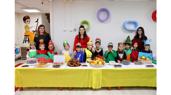 Kreş çocukları hem eğlendiler hem öğrendiler