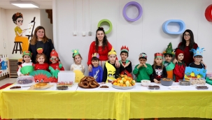 Kreş çocukları hem eğlendiler hem öğrendiler