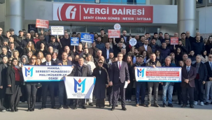 Mali Müşavirler Manisa'da tebliğ geri çekilsin eylemi