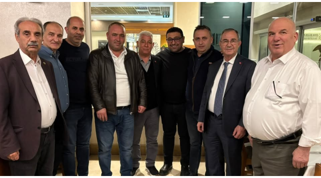 MESOB başkanı Geriter Alaşehir'de oda başkanlarıyla buluştu