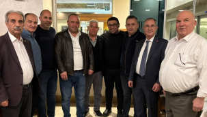 MESOB başkanı Geriter Alaşehir'de oda başkanlarıyla buluştu