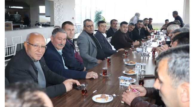 Mutarlardan başkan Dönmez'e kandil ziyareti