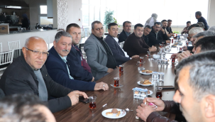 Mutarlardan başkan Dönmez'e kandil ziyareti