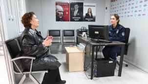 Perşembe pazarı'nda 'hoş geldin masası' zabıta noktasını kurdu