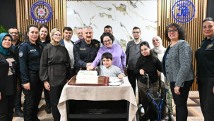 Polis evinde engelliler günü kutlandı