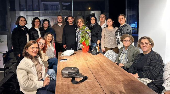 Sarıgöl CHP kadın kollarından kafe ziyareti