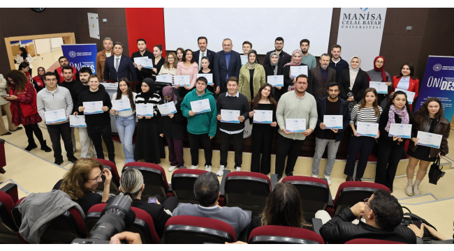 Sertifika törenleri kapsamında 40 genç sertifikalarını aldı