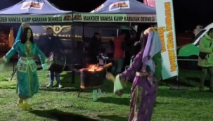 Sevişler mesire alanında karavan festivali coşkusu