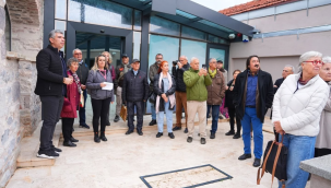 Soma kültür gezisine Aziz Kocaoğlu'da katıldı